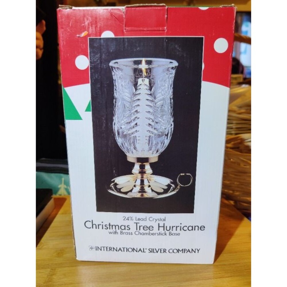 Christmas Tree Hurricane Chamberstick